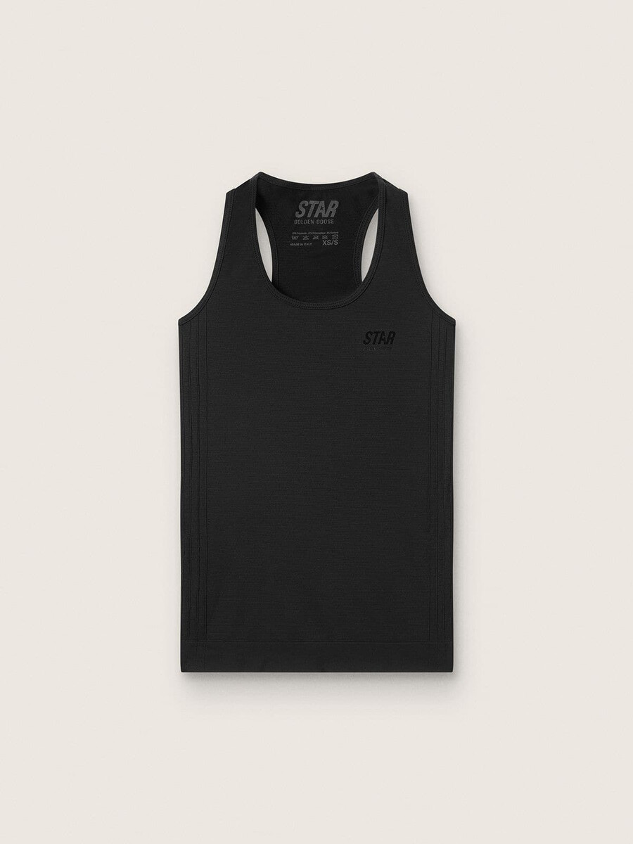 schwarzes sport-tanktop für damen