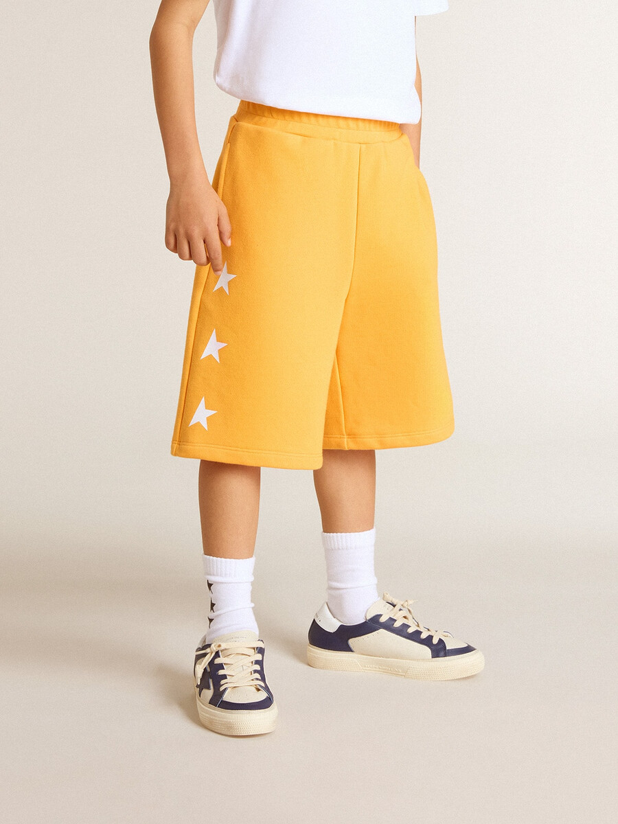 senfgelbe shorts für jungen