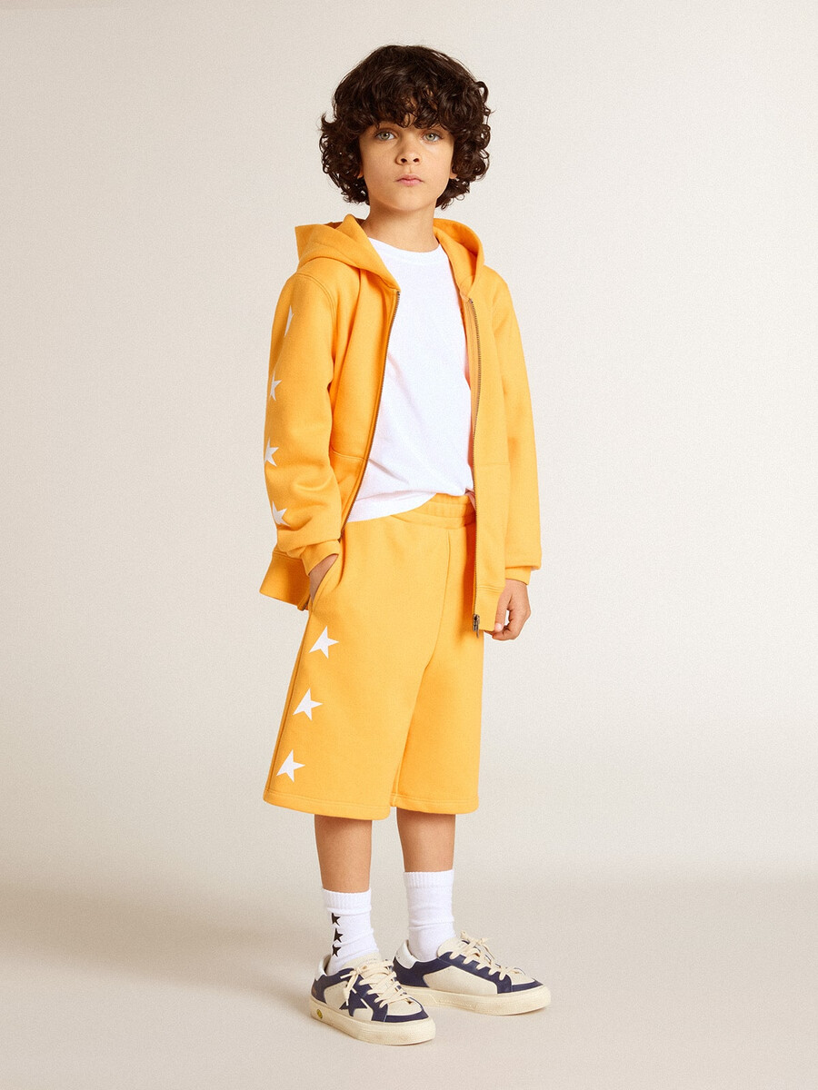 senfgelbe shorts für jungen