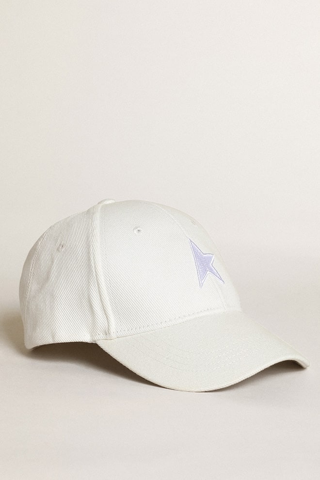weiße baseballkappe für kinder mit stern