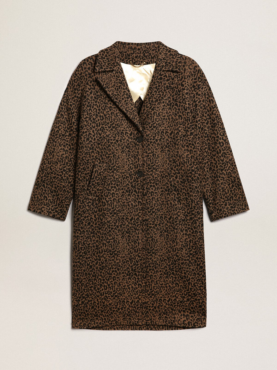 damen-wollkokonmantel golden goose