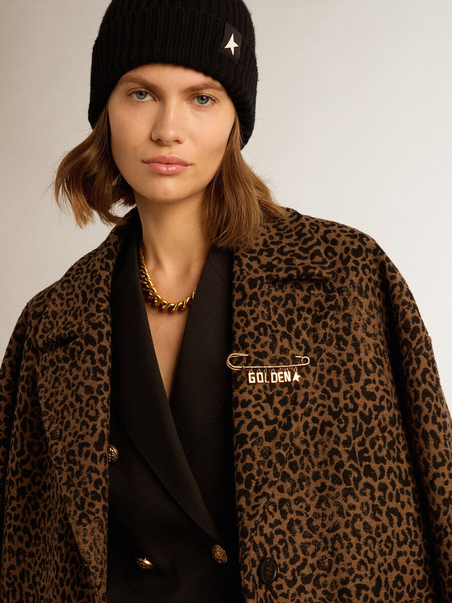 damen-wollkokonmantel golden goose