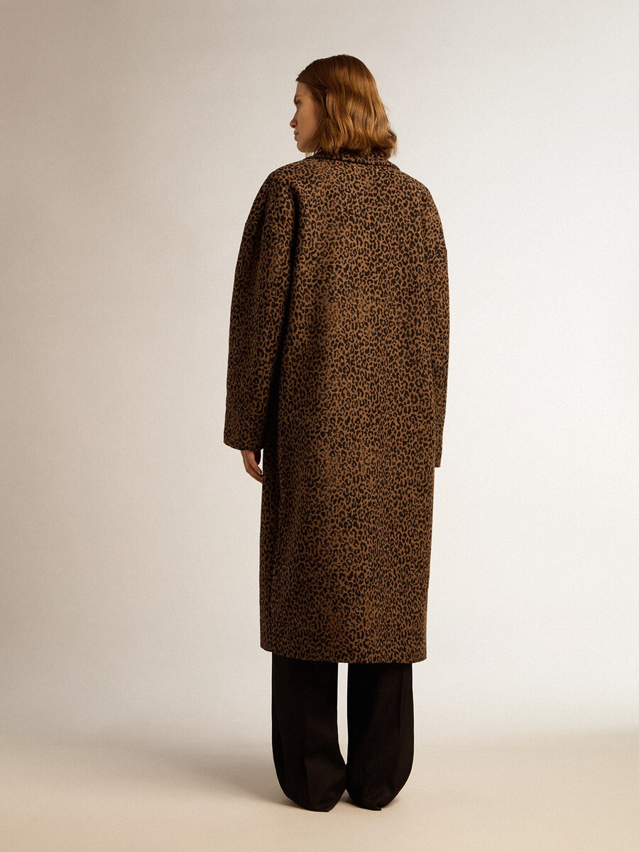 damen-wollkokonmantel golden goose