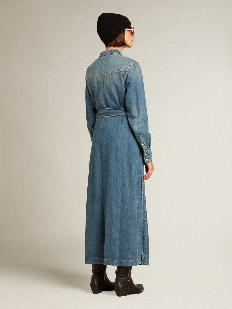 damen-jeanshemdkleid