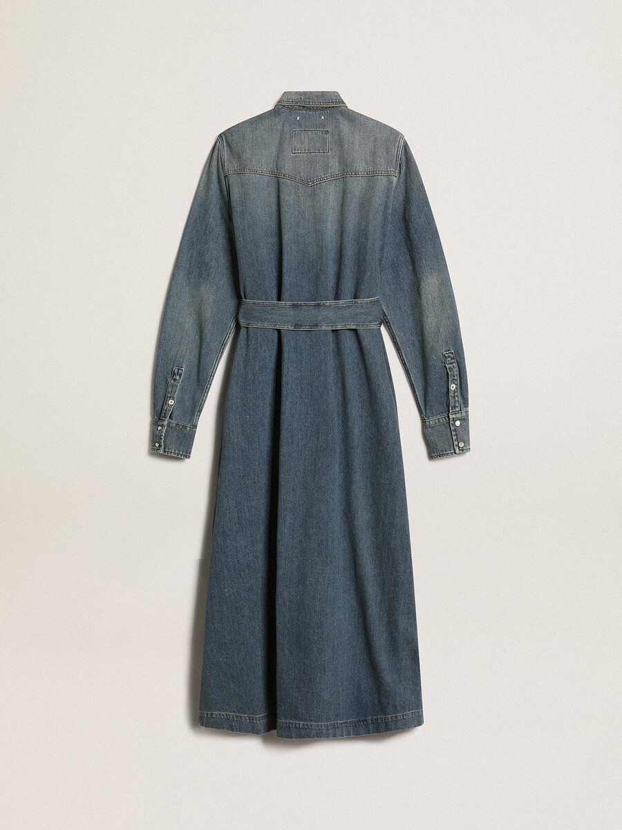 damen-jeanshemdkleid