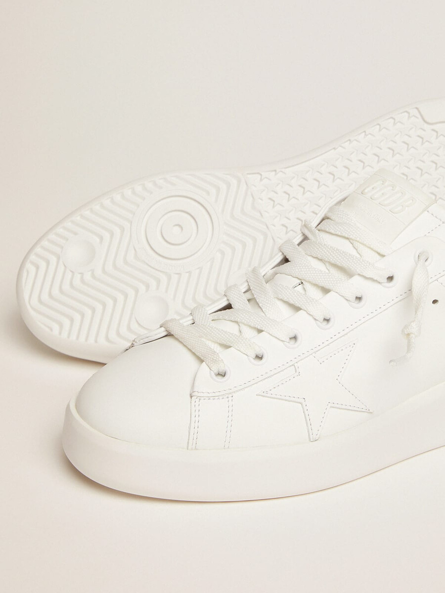 purestar damenschuh mit schwarzer fersenlasche