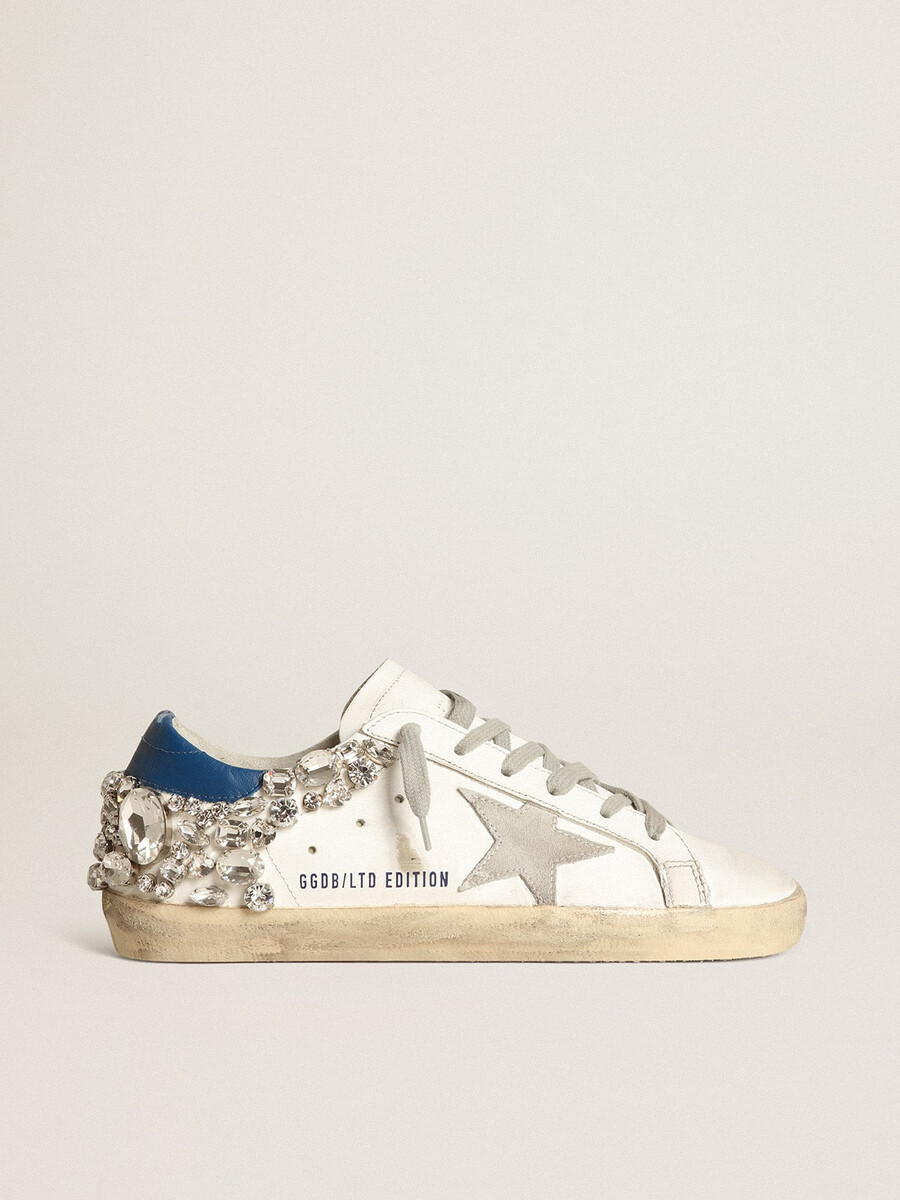 damen-sneaker mit strasssteinen – superstar