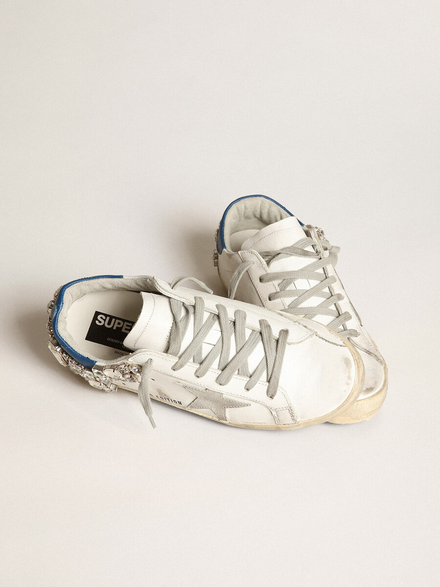 damen-sneaker mit strasssteinen – superstar
