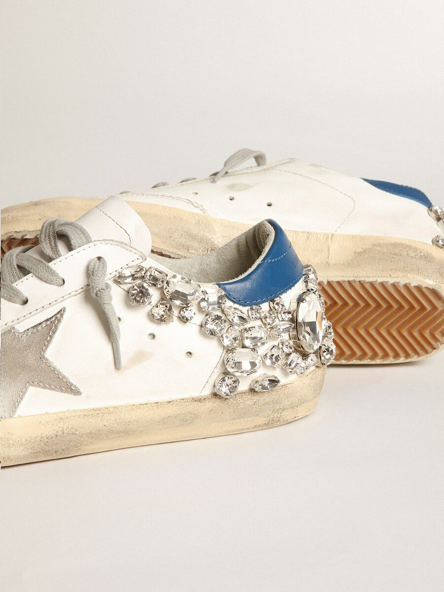 damen-sneaker mit strasssteinen – superstar