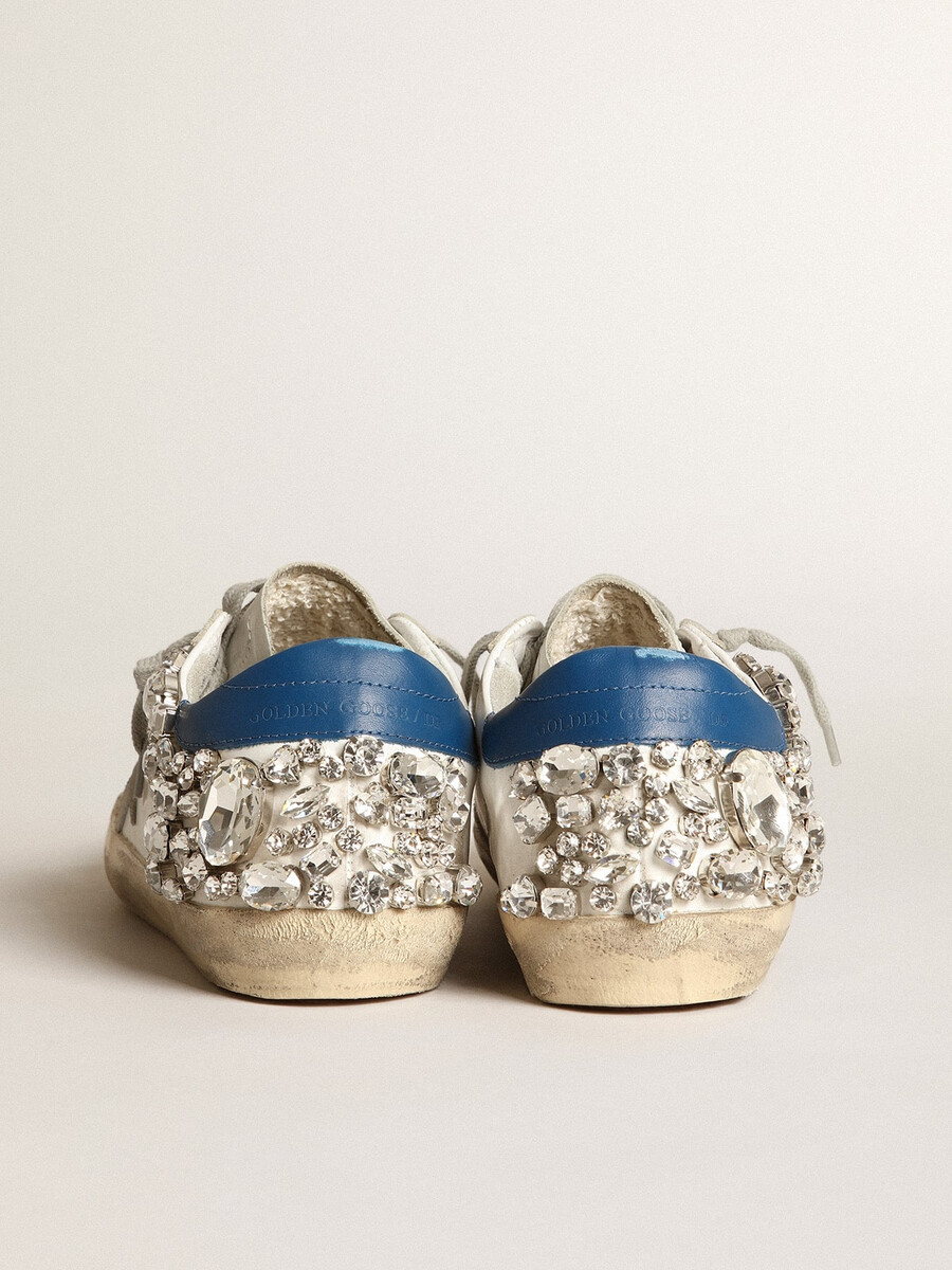 damen-sneaker mit strasssteinen – superstar