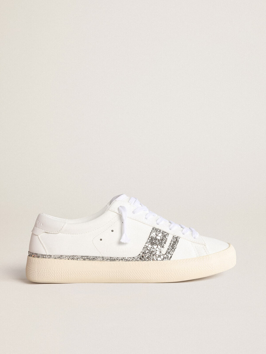 silberne glitzer-sneaker yatay modell 1b