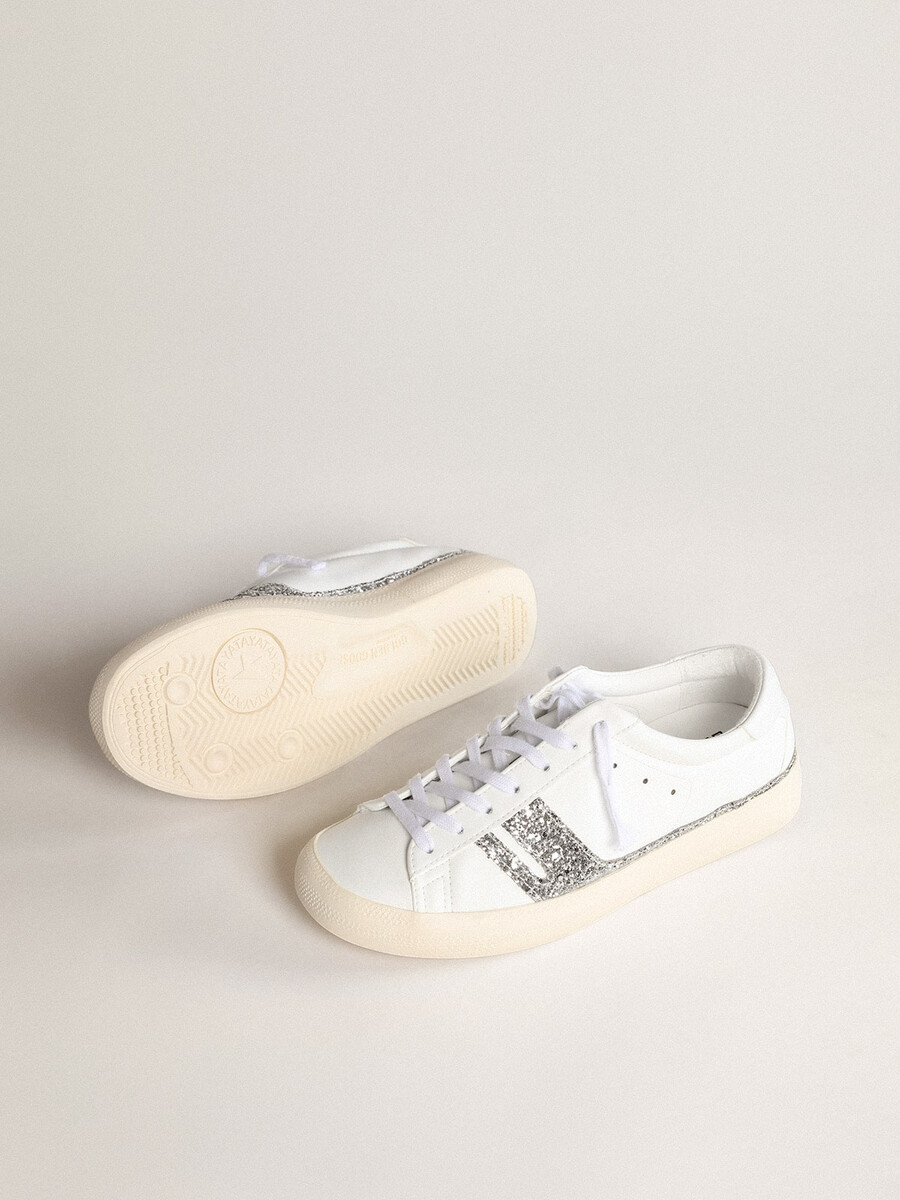 silberne glitzer-sneaker yatay modell 1b