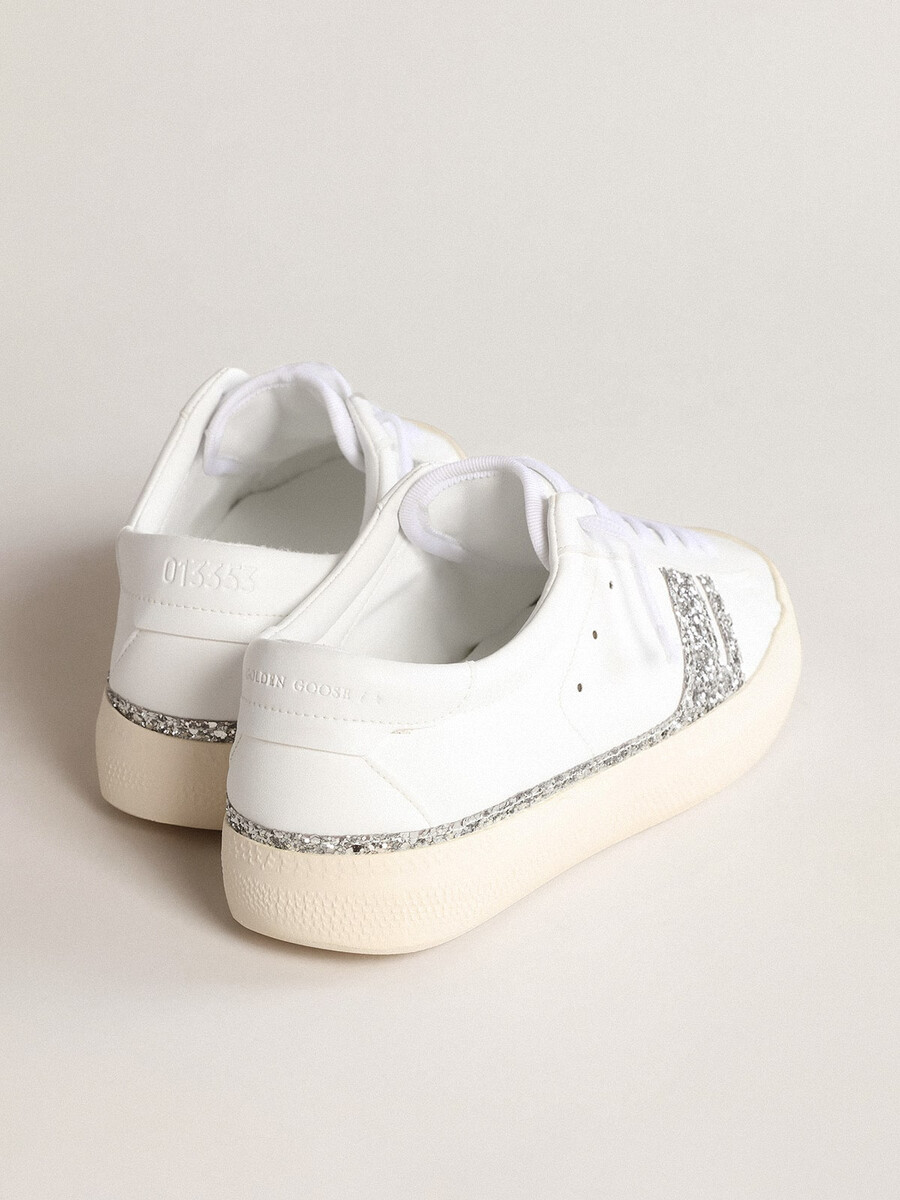 silberne glitzer-sneaker yatay modell 1b